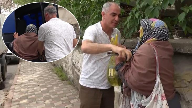 Zabıtalara yakalanan dilenci: Ekmek beni kör etsin, beni yormayın!