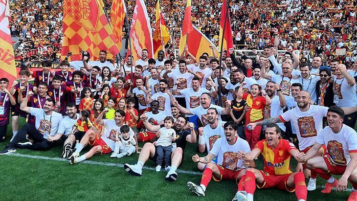 Göztepe, yeniden Süper Lig’e yükseldi! İzmir’de büyük coşku