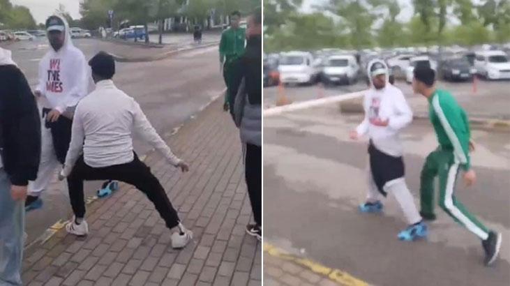 Akılalmaz olay! Yolda yürüyenleri korkutup saldırdılar