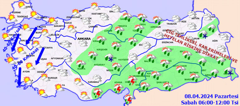 Son dakika: Meteoroloji'den sağanak yağmur uyarısı! Bu illere dikkat