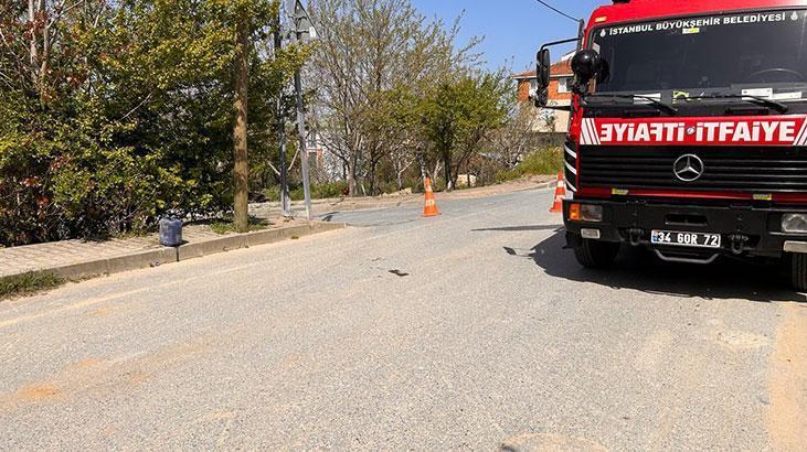 Arnavutköy'de 'sıvı dolu bidon' paniği