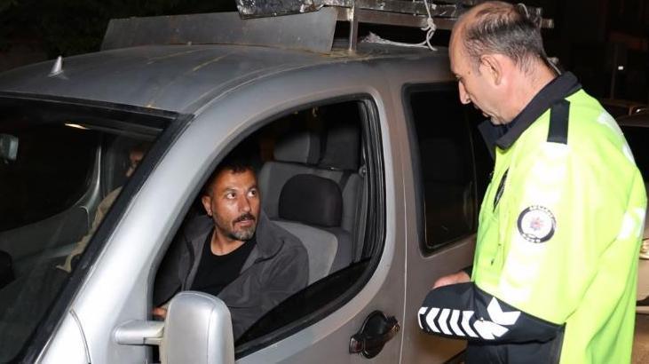 Alkollü sürücünün ehliyetine el konuldu! Polise ilginç soru