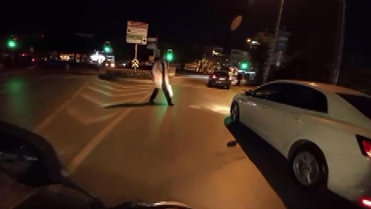 İstanbul’da motosikletli maganda yakalandı