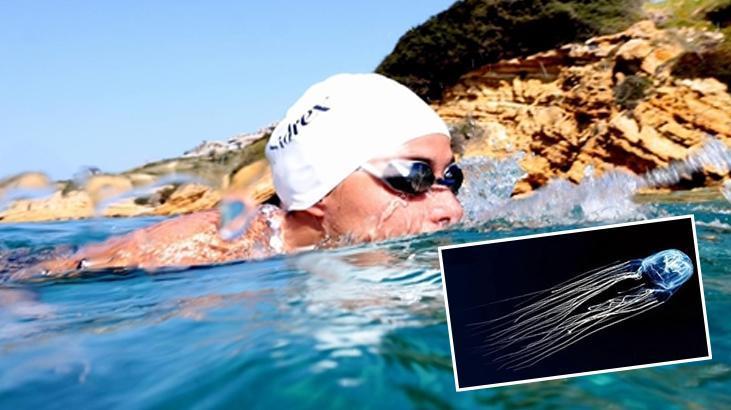 Bengisu Avcı’ya denizanası engeli! 5. kanalı geçemedi