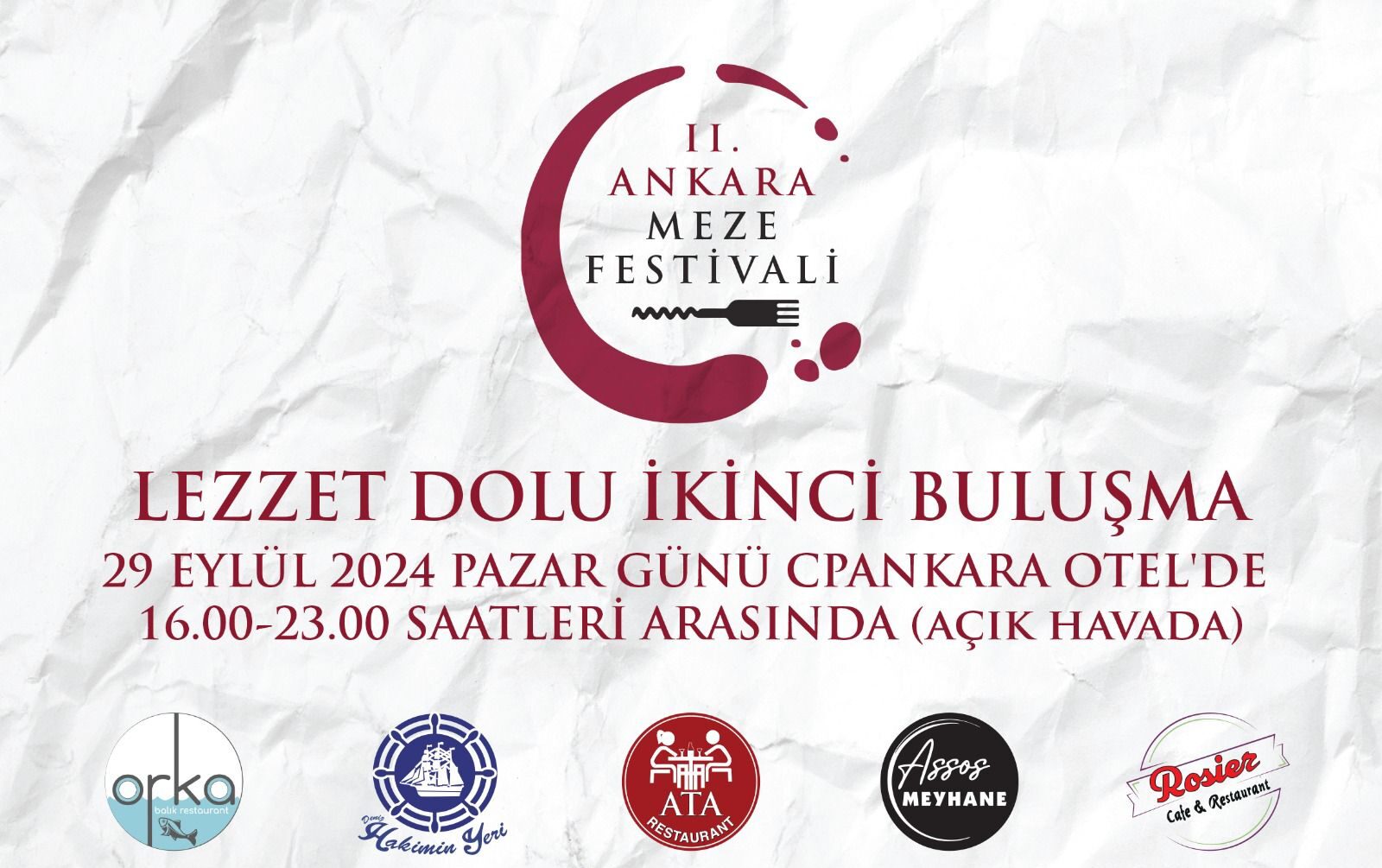 İkinci Ankara Meze Festivali’nde Geleneksel ve Modern Tatlar