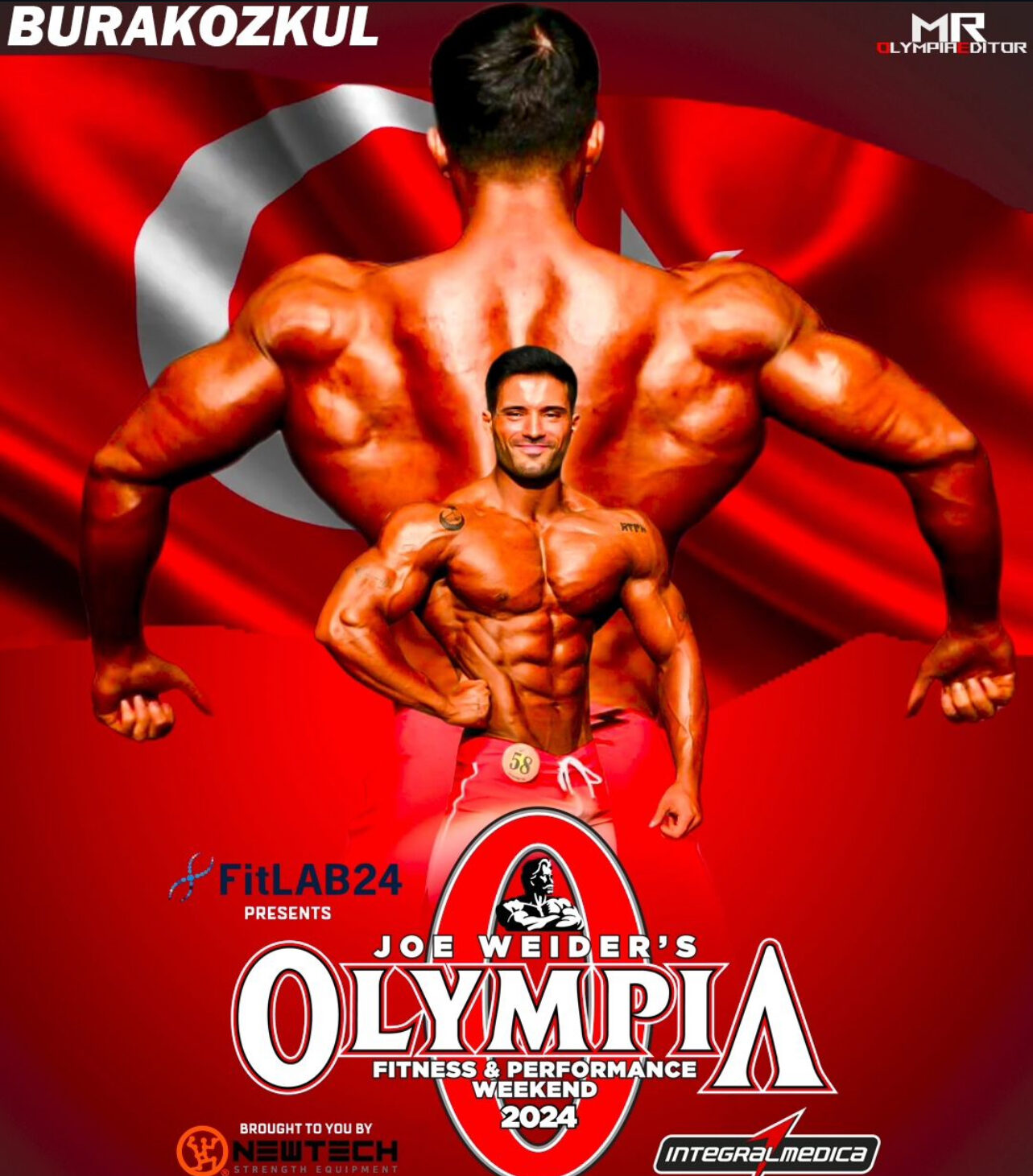 Burak Özkul 2024 Mr. Olympia’da Türkiye’nin Gururu
