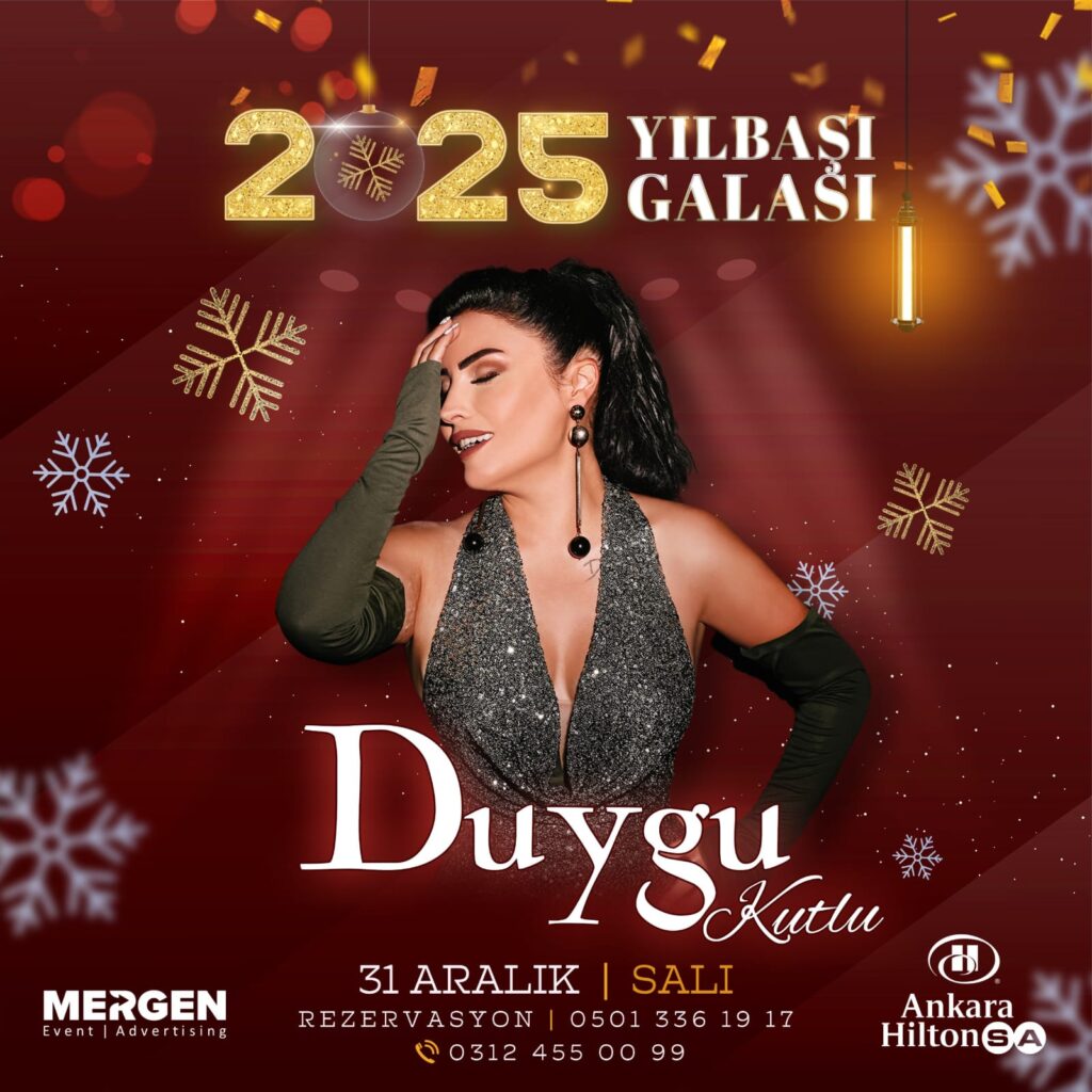 Ankara HiltonSA'da Mergen Organizasyon'un Yılbaşı Galasıyla Eğlence Doruğa Çıkıyor