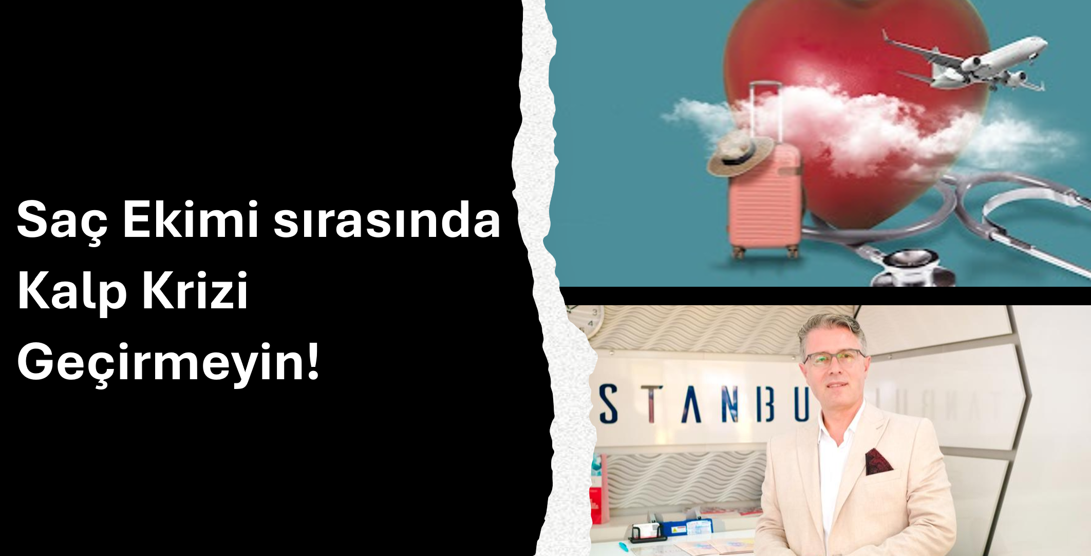 Saç Ekimi sırasında  Kalp Krizi Geçirmeyin!