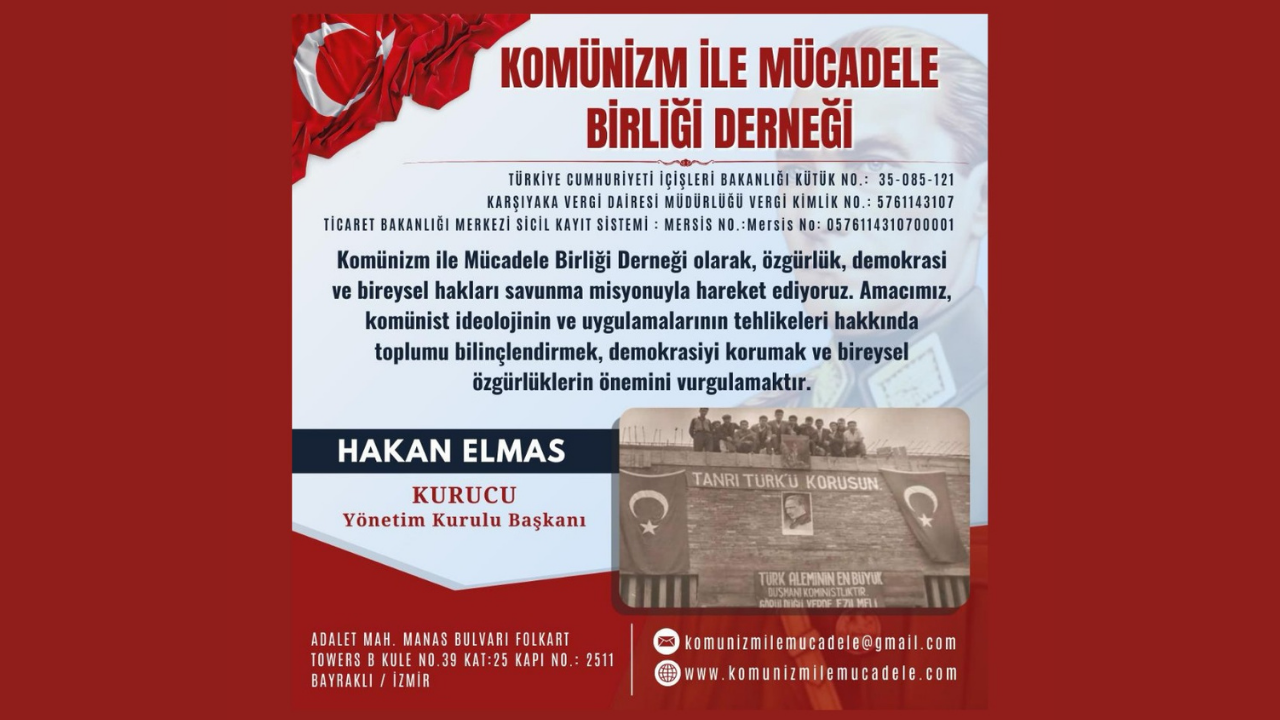 Komünizm ile Mücadele Birliği Derneği ve Hakan Elmas: Hukukun Üstünlüğüne Dayalı İlkeli Bir Mücadele
