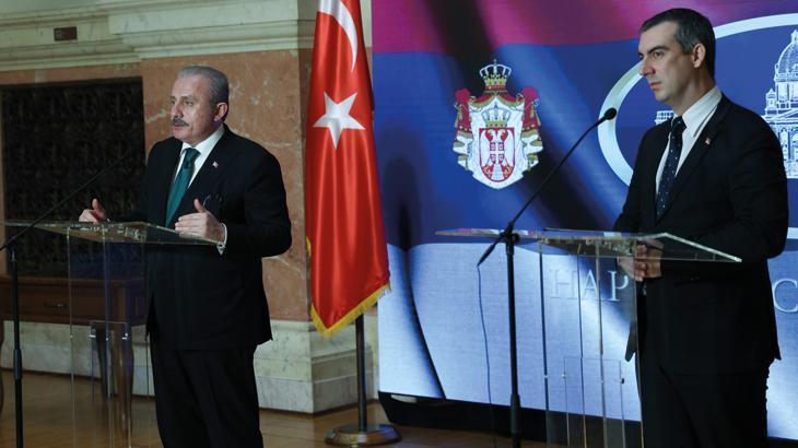 TBMM Başkanı Şentop’tan Sırbistan’a İş Birliği ve Balkanlar Mesajı