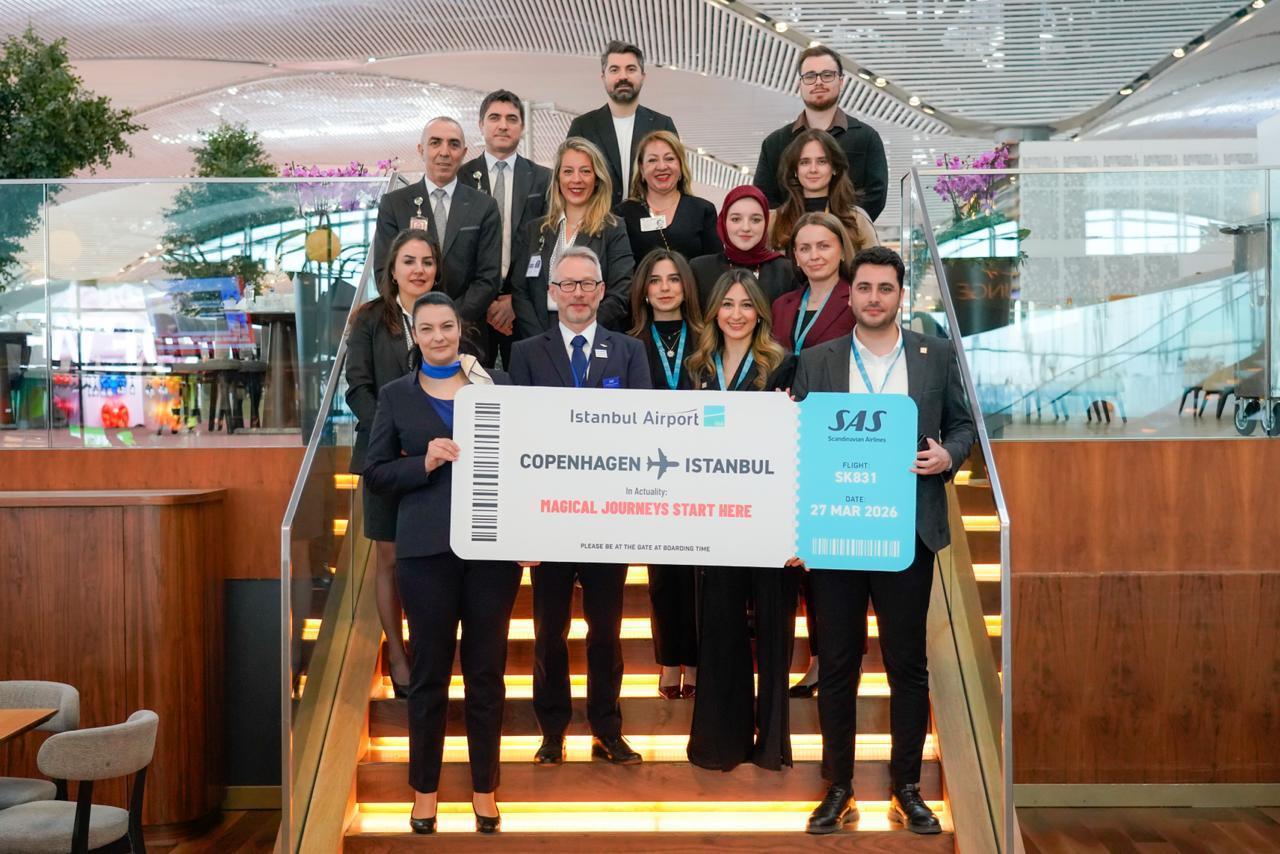 İstanbul Havalimanı’na Yeni SAS Rotaları: Kopenhag-İstanbul Seferleri Başladı