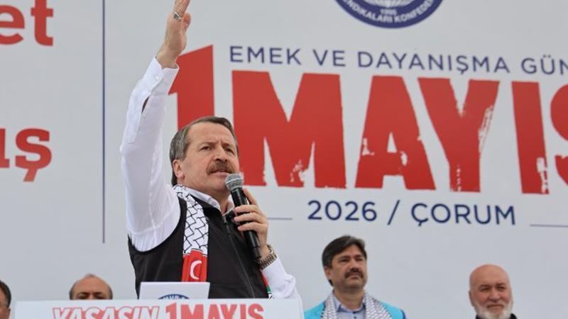 Çorum’da 1 Mayıs kutlaması: “Emekçinin sesi yükseldi”