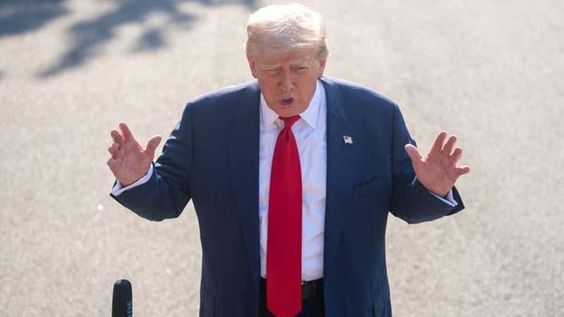 TRUMP’TAN UÇAKTA NET MESAJLAR: “İRAN ASLA NÜKLEER SİLAHA SAHİP OLAMAYACAK”