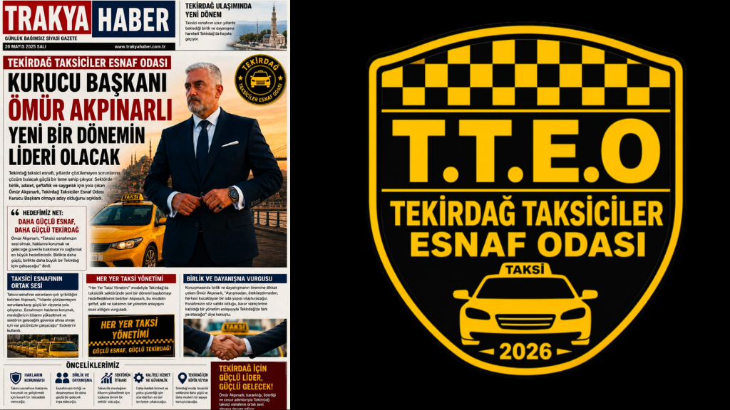 Ömür Akpınarlı Öncülüğünde Tekirdağ Taksiciler Esnaf Odası İçin Kritik Süreç: Esnaf Tek Ses Oldu
