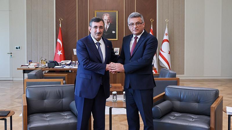 Cevdet Yılmaz’ın KKTC temasları: Tufan Erhürman ile görüştü