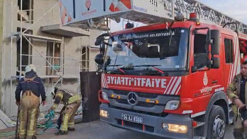 Çekmeköy’de inşaat alanında toprak kayması: 1 işçi yaralandı