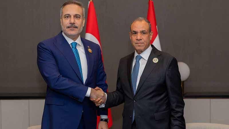 Bağdat’ta Diplomatik Görüşme: Hakan Fidan, Bedr Abdulati ile Bir Araya Geldi